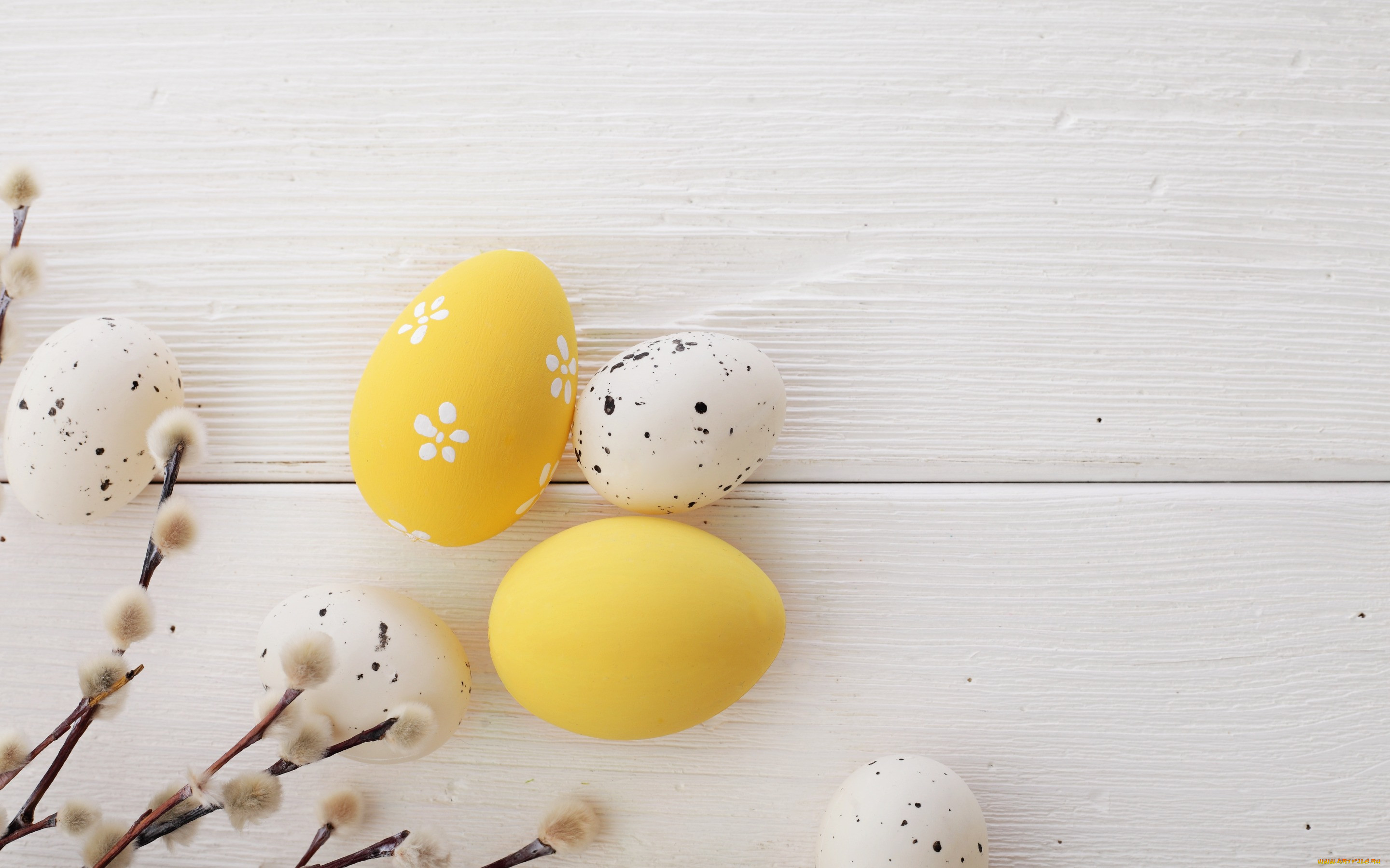 , , happy, spring, decoration, , wood, easter, , , eggs